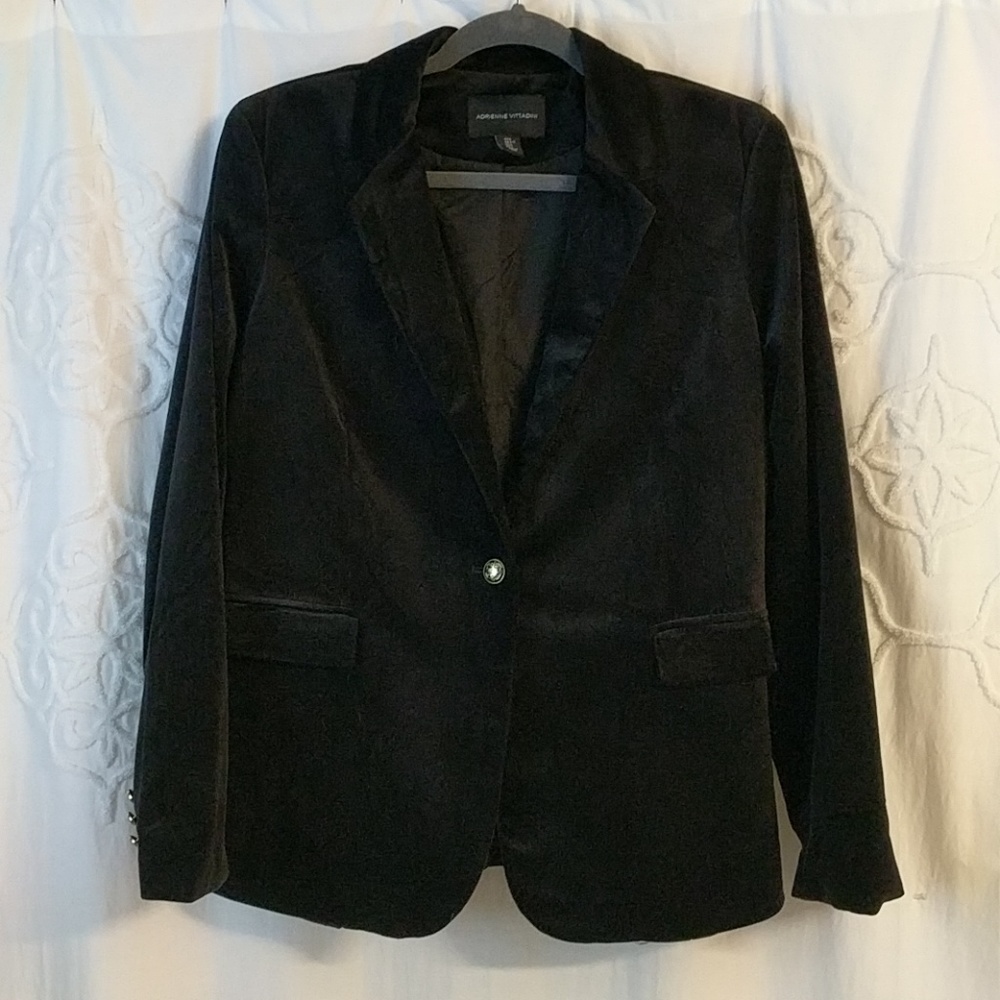 Black Velvet Blazer